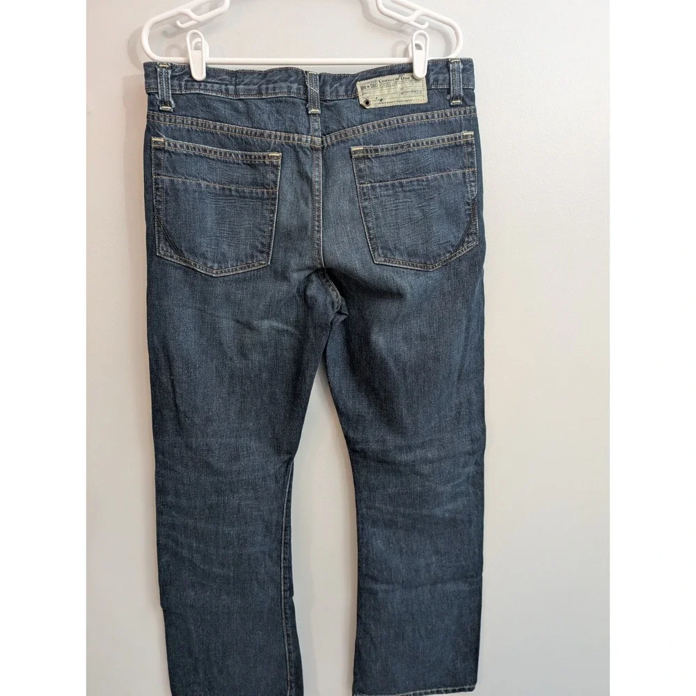 P1 Converse Jeans Men's Size W34 L32 100% Cotton Straight Leg Blue Denim‎